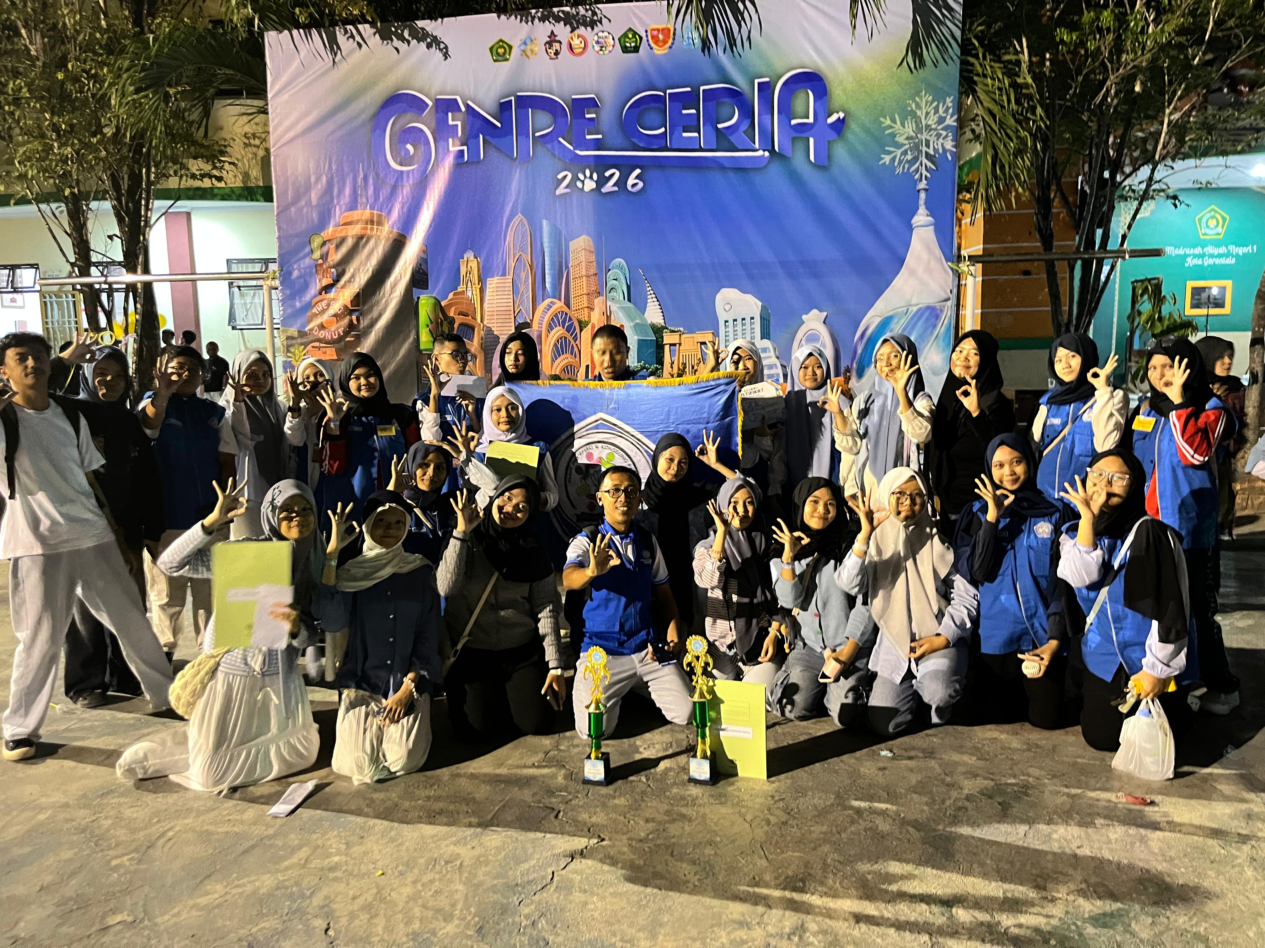 PIK R MTsN 1 Kota Gorontalo Sabet Juara Umum Jambore Ajang Kreativitas 2026 Tingkat Provinsi