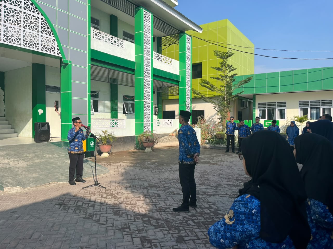 Apel Korpri MTsN 1 Kota Gorontalo, Rommy Bau: Pengabdian Bukan Sekadar Hadir