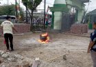 SATPAM MTsN 1 Kota dibekali  cara menggunakan APAR