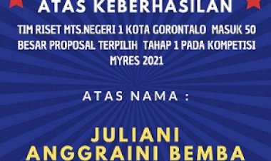MTsN 1 Kota Masuk 50 Besar Pada Ajang Myres