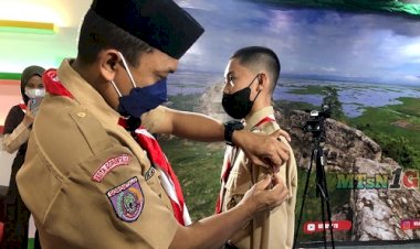 Penggalang Ramu MTsN 1 Kota Dilantik