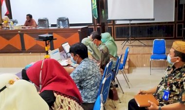 Kepala MTsN 1 Kota Ikut Rakor Guna Membahas Pelaksanaan PTMT di Madrasah