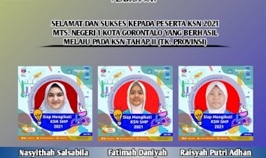 Tim KSN MTsN 1 Kota Melaju ke Tingkat Provinsi