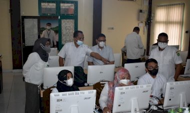 Pelaksanaan AKMI di MTsN 1 Kota Mendapat Perhatian Penuh dari Kakankemenag