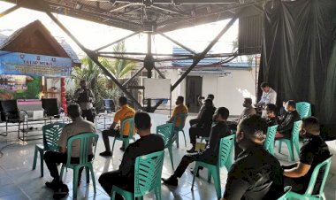 Satpam MTsN 1 Kota mendapat Pelatihan dan Pembimbingan dari Polres Gorontalo Kota