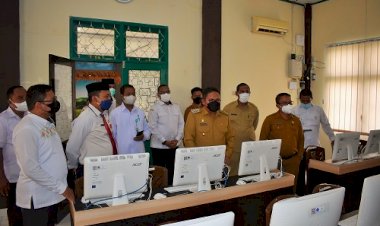 PTMT Pertama di MTsN 1 Kota Dikunjungi Walikota Gorontalo