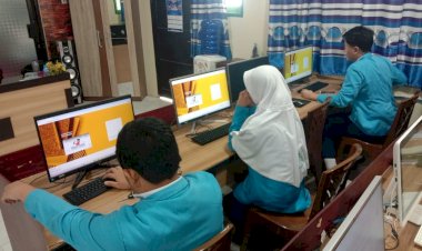 MTsN 1 Kota Utus siswa mengikuti lomba Olimpiade Orbit 2025