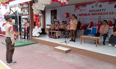 MTsN 1 Kota Gorontalo Gelar Upacara Peringatan Hari Pramuka ke-64 Tahun 2025