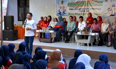 MTsN 1 Kota Gorontalo Gelar Gerakan Aksi Bergizi Bersama Dinas Kesehatan