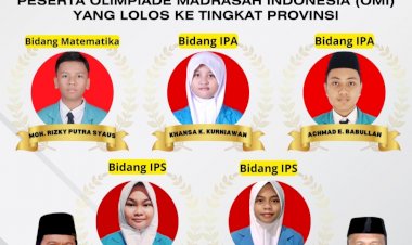 5 Siswa MTsN 1 Kota Gorontalo Lolos ke Tingkat Provinsi Olimpiade Madrasah Indonesia 2025