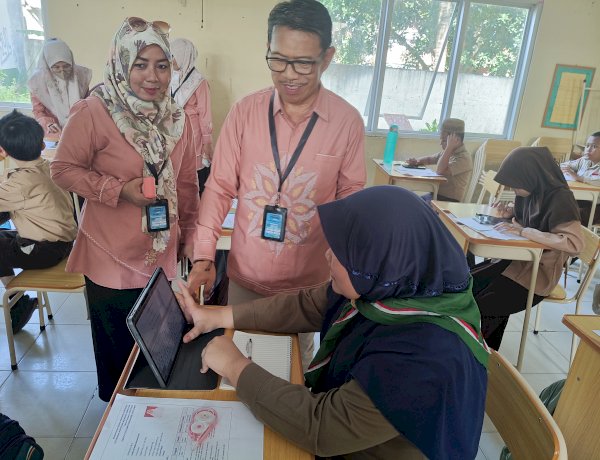 MTsN 1 Kota Gorontalo Gelar Tes CBT Jalur Reguler, Diikuti 598 Peserta