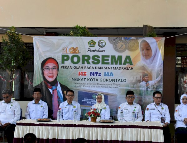 MTsN 1 Kota Jadi Tuan Rumah PORSEMA Tingkat Kota Gorontalo