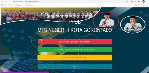PPDB MTsN 1 Kota Gorontalo Resmi dibuka