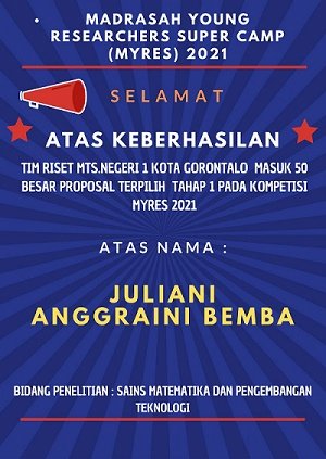 MTsN 1 Kota Masuk 50 Besar Pada Ajang Myres