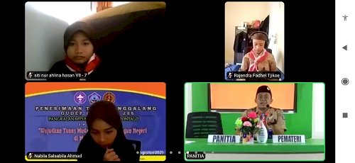 Gudep MTsN 1 Kota Peringati Hari Pramuka Secara Virtual