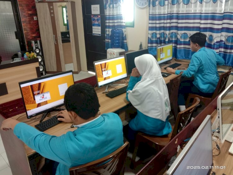 MTsN 1 Kota Utus siswa mengikuti lomba Olimpiade Orbit 2025