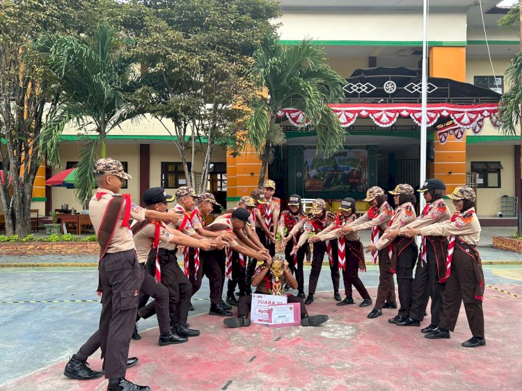 Pramuka MTsN 1 Kota Gorontalo Raih Juara 3 pada LKBB Tingkat Provinsi