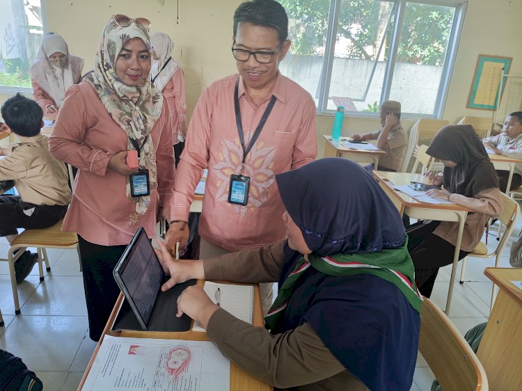 MTsN 1 Kota Gorontalo Gelar Tes CBT Jalur Reguler, Diikuti 598 Peserta